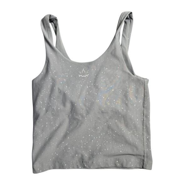 Beyond Yoga Keep it Simple Alloy Speckled Cropped Tank Size: XS - Picture 5 of 5